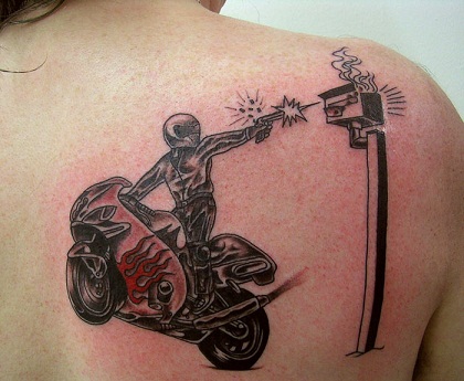 15 Most Engaging Biker Tattoo Designs with Images