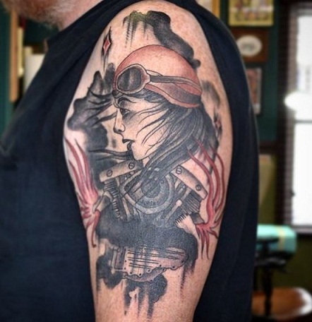 15 Most Engaging Biker Tattoo Designs with Images