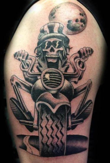 15 Most Engaging Biker Tattoo Designs with Images