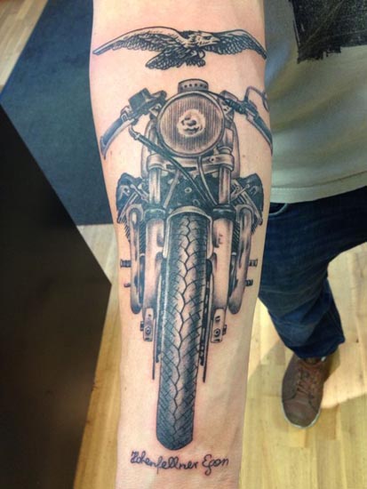 15 Most Engaging Biker Tattoo Designs with Images