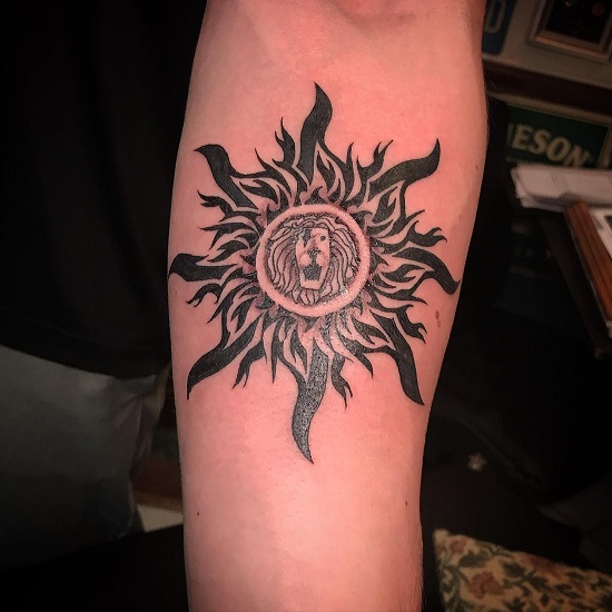 20 Best Tribal Sun Tattoo Designs Suitable for Everyone