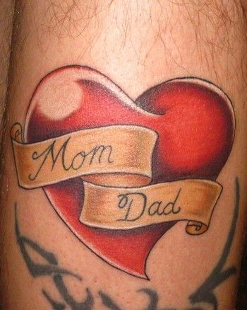 10+ Meaningful Mom and Dad Tattoo Designs | I Fashion Styles