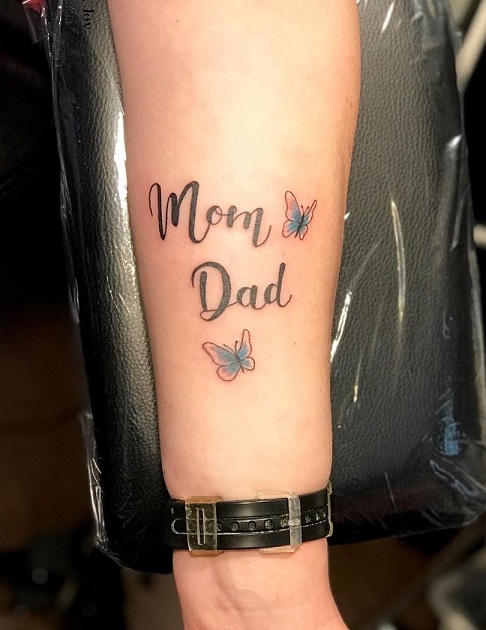 10+ Meaningful Mom and Dad Tattoo Designs | I Fashion Styles