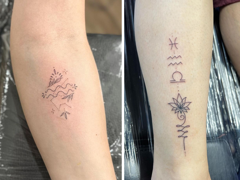 15+ Stunning Aquarius Tattoo Designs for Zodiac Lovers