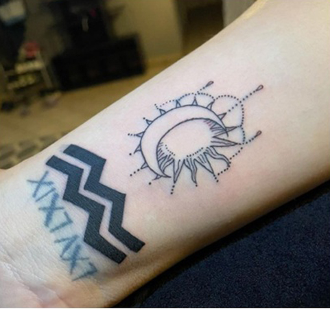15+ Stunning Aquarius Tattoo Designs for Zodiac Lovers