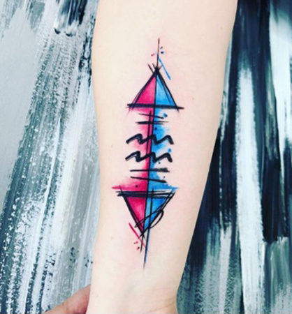 15+ Stunning Aquarius Tattoo Designs for Zodiac Lovers
