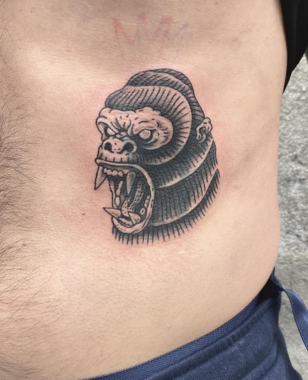 15 Unique Gorilla Tattoo Designs You Will Have to See