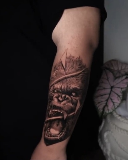 15 Unique Gorilla Tattoo Designs You Will Have to See