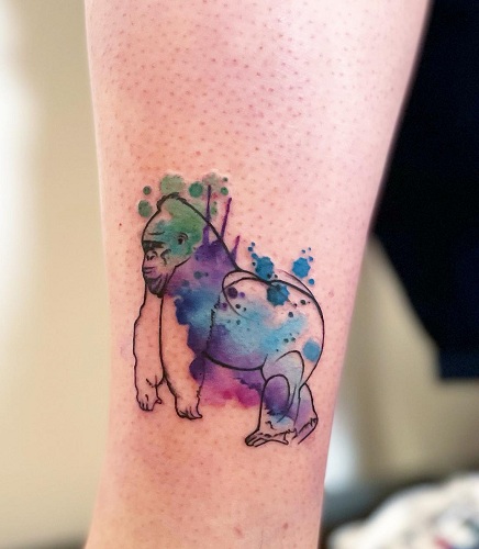 15 Unique Gorilla Tattoo Designs You Will Have to See