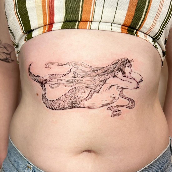 20 Attractive Stomach Tattoo Designs for Men and Women