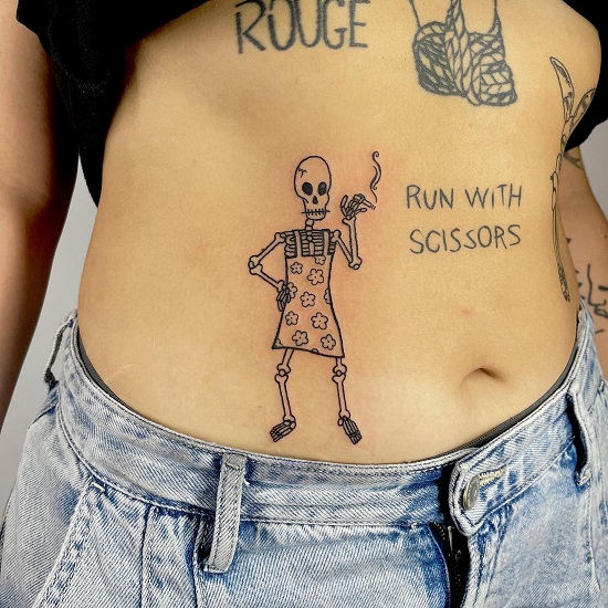 20 Attractive Stomach Tattoo Designs for Men and Women