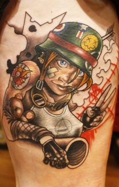 15 Popular Cartoon Tattoo Designs 2023 | I Fashion Styles