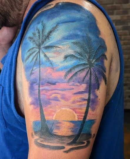 10 Beautiful Palm Tree Tattoo Ideas for the Nature Lover