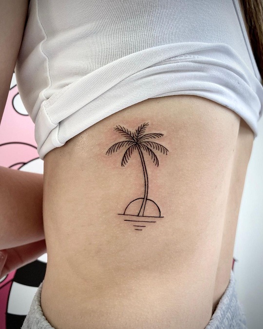 10 Beautiful Palm Tree Tattoo Ideas for the Nature Lover