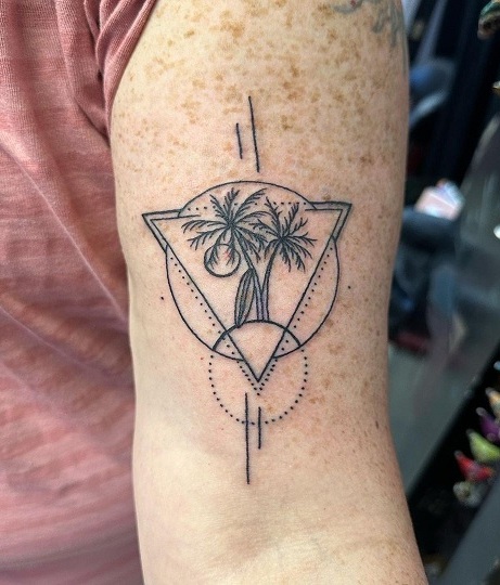 10 Beautiful Palm Tree Tattoo Ideas for the Nature Lover