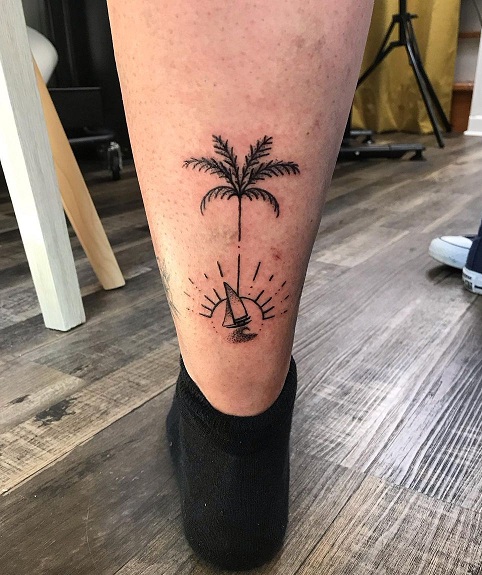 10 Beautiful Palm Tree Tattoo Ideas for the Nature Lover