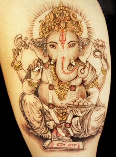 15+ Best Lord Ganesh Tattoo Designs For Men and Women