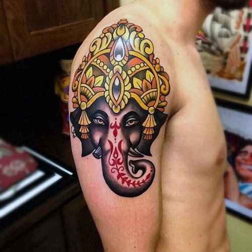 15+ Best Lord Ganesh Tattoo Designs For Men and Women
