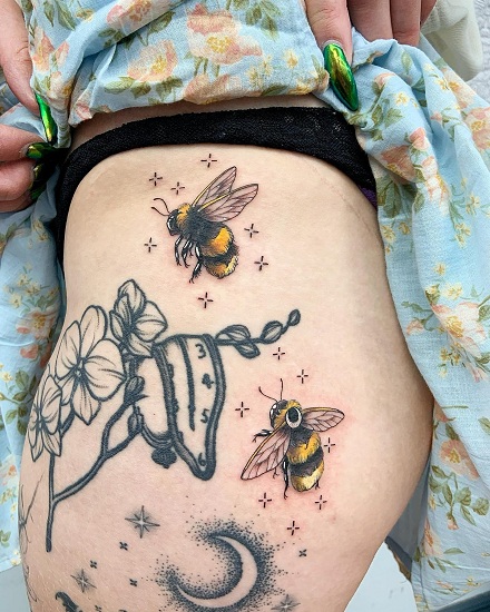 20 Inspiring Bee Tattoo Designs In 2023 | I Fashion Styles
