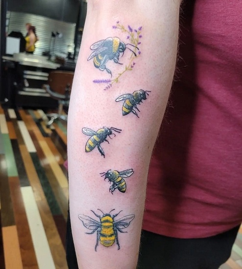 20 Inspiring Bee Tattoo Designs In 2023 | I Fashion Styles