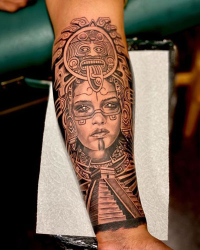 15 Aztec Tattoo Designs That Are Culturally Significant