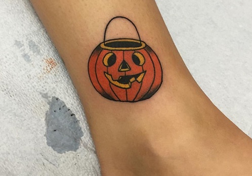 10+ Simple and Chic Pumpkin Tattoo Designs | I Fashion Styles