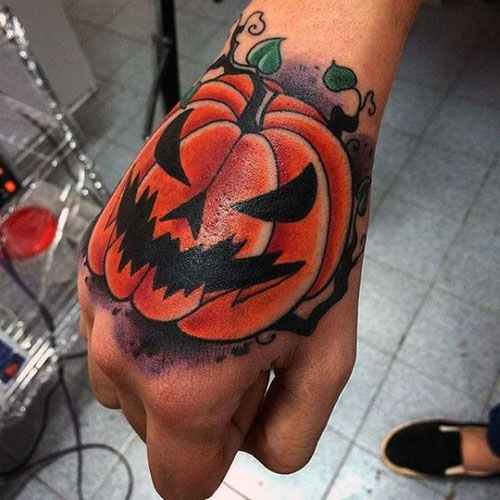 10+ Simple and Chic Pumpkin Tattoo Designs | I Fashion Styles
