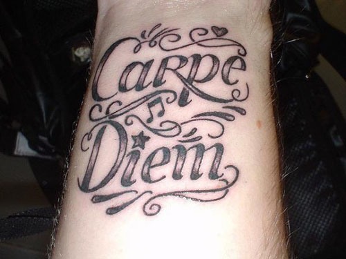 15 Best Carpe Diem Tattoo Designs And Ideas | I Fashion Styles