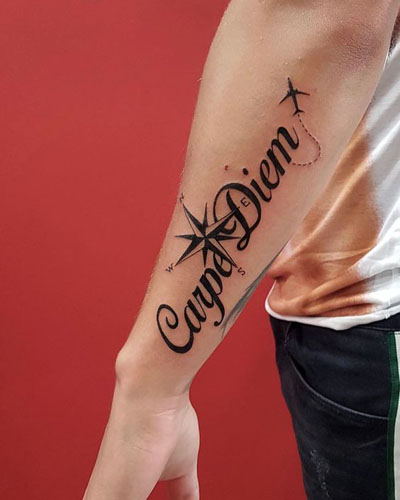 15 Best Carpe Diem Tattoo Designs And Ideas | I Fashion Styles