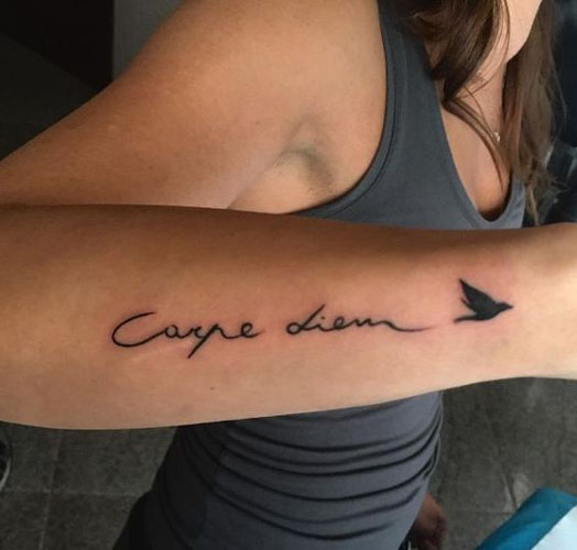 15 Best Carpe Diem Tattoo Designs And Ideas | I Fashion Styles