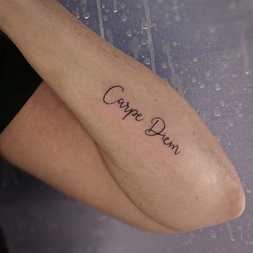 15 Best Carpe Diem Tattoo Designs And Ideas | I Fashion Styles