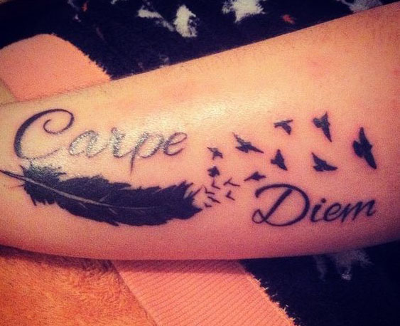 15 Best Carpe Diem Tattoo Designs And Ideas | I Fashion Styles