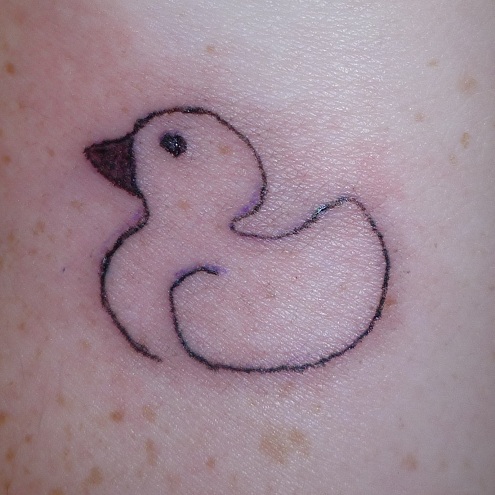 Top 9 Very Cute Duck Tattoo Designs With Images | I Fashion Styles