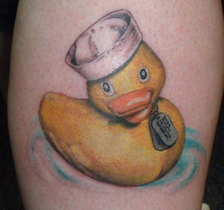 Top 9 Very Cute Duck Tattoo Designs With Images | I Fashion Styles