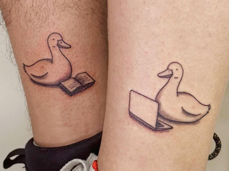 Top 9 Very Cute Duck Tattoo Designs With Images | I Fashion Styles