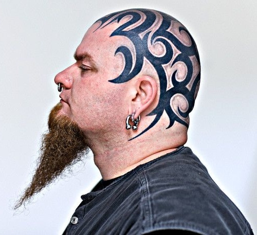 10+ Most Liked Head Tattoo Designs for Men and Women