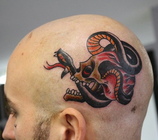 10+ Most Liked Head Tattoo Designs for Men and Women