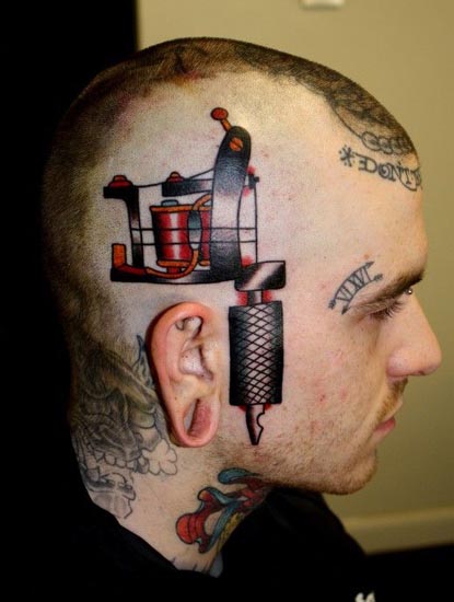 10+ Most Liked Head Tattoo Designs for Men and Women
