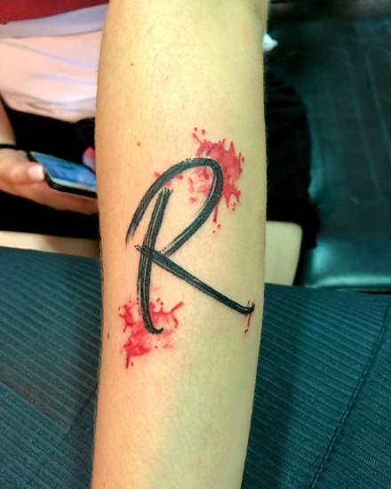 R Letter Tattoo Designs: Top 20 Trending Images | I Fashion Styles