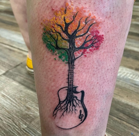 15 Best Guitar Tattoo Designs with Meanings | I Fashion Styles