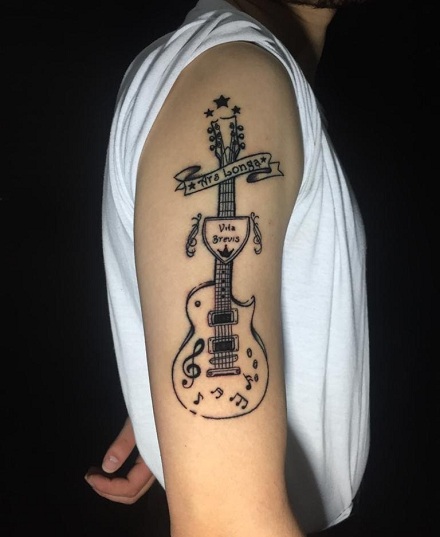 15 Best Guitar Tattoo Designs with Meanings | I Fashion Styles