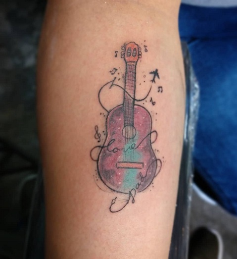 15 Best Guitar Tattoo Designs with Meanings | I Fashion Styles