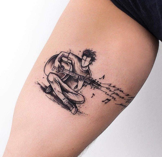 15 Best Guitar Tattoo Designs with Meanings | I Fashion Styles
