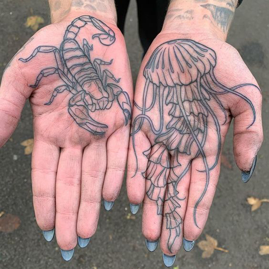 15+ Best Palm Tattoo Designs for Men and Women