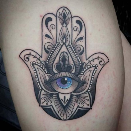 Top 15 Exclusive Hamsa Tattoo Designs | I Fashion Styles