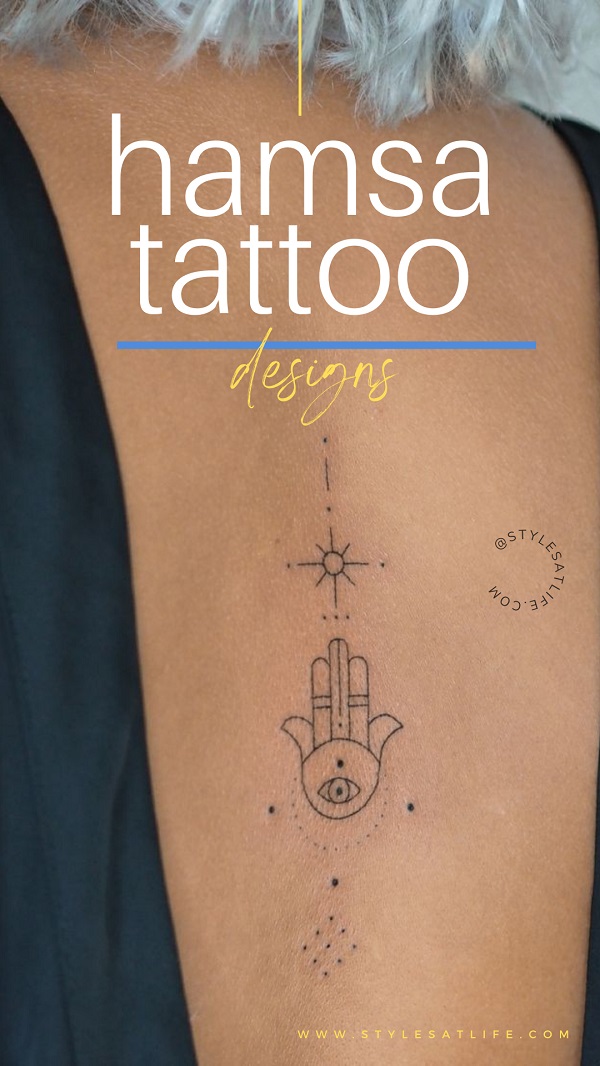 Top 15 Exclusive Hamsa Tattoo Designs | I Fashion Styles