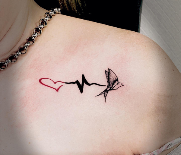 Heartbeat Tattoo Designs: Top 30 Ideas In 2023 | I Fashion Styles