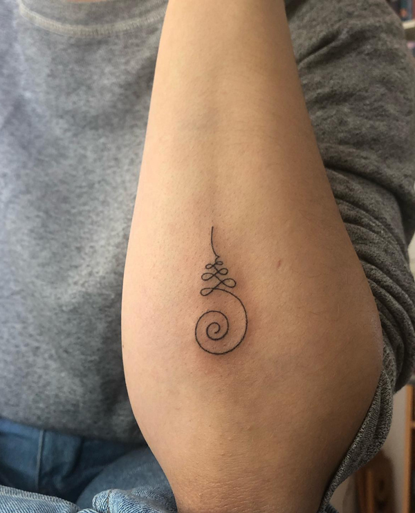 30+ Beautiful Unalome Tattoo Designs 2023 | I Fashion Styles