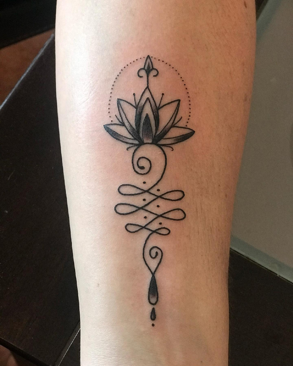 30+ Beautiful Unalome Tattoo Designs 2023 | I Fashion Styles