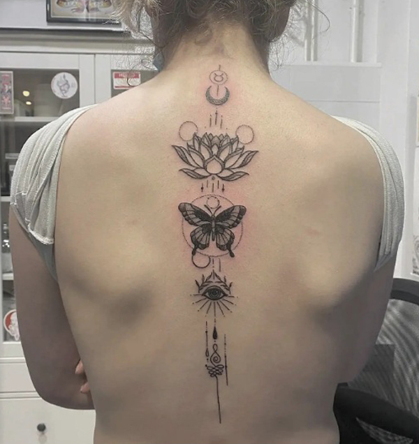 30+ Beautiful Unalome Tattoo Designs 2023 | I Fashion Styles